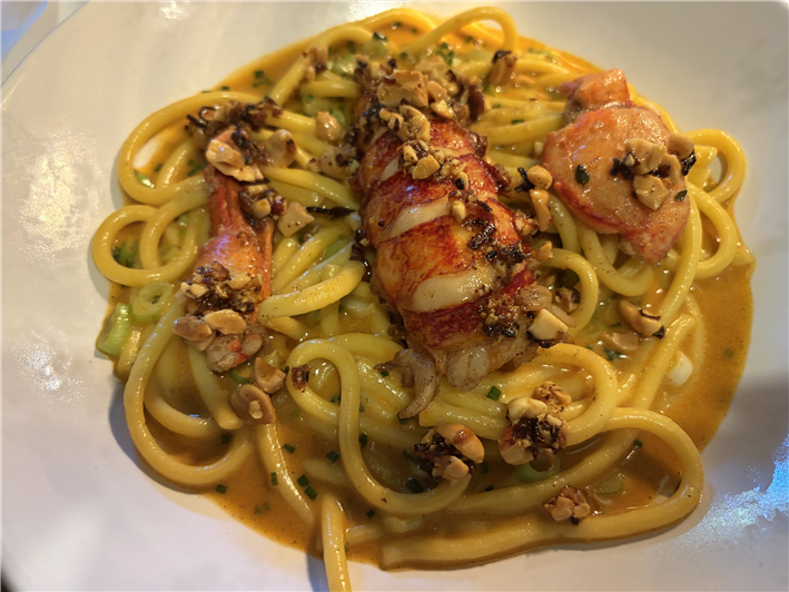 lobster with pasta